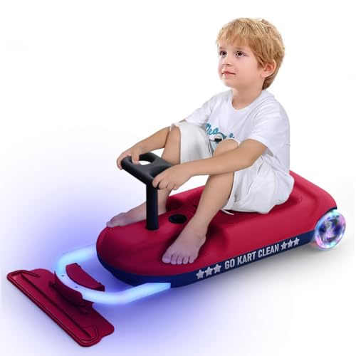 Ultra Kart Go Kart Clean Portable Ride On Race Car 12v...