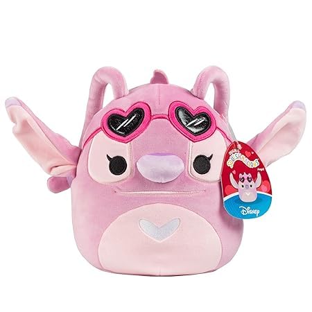 Squishmallows Original Disney 8 inch Angel FuzzAMallows - Child's Ultra Soft Stuffed Plush Toy