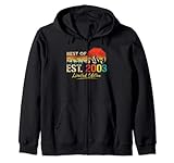 best of est 2003 limited edition men women vintage birthday felpa con cappuccio