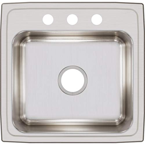 50% Off Discount Elkay Lustertone Classic LR19193 Single Bowl Drop-in Stainless Steel Sink