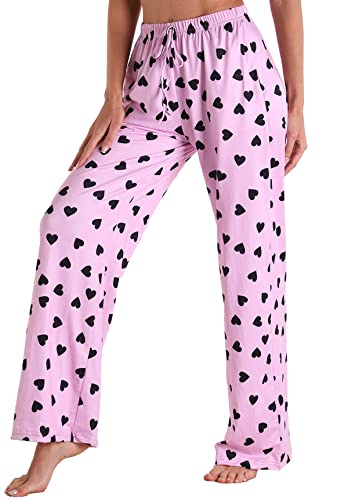 Image of X-Image Women Comfy Casual Pajama Pants with Pockets & Drawstring