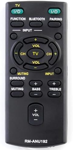 Allimity RM-ANU192 RMANU192 Replacement Remote Control sub RM-ANU191 Compatible with Sony 2.1ch Sound Bar Home Theatre System HT-CT60BT SA-CT60BT SS-WCT60 HTCT60BT SACT60BT SSWCT60 image 4