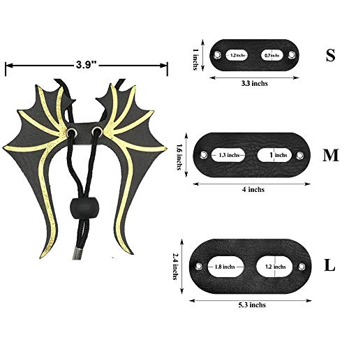 Adoggygo bearded dragon lizard leash harness - 3 size pack dinosaur wing lizard harness leash for bearded dragon lizard reptiles 5 Adoggygo bearded dragon lizard leash harness - 3 size pack dinosaur wing lizard harness leash for bearded dragon lizard reptiles - image 6