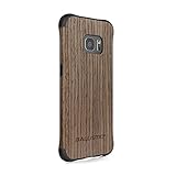 Ballistic, Galaxy S7 Edge Case [Urbanite Select] 6ft Drop Tested Protection [Black w/ Dark Ash Wood] with Design / Pattern