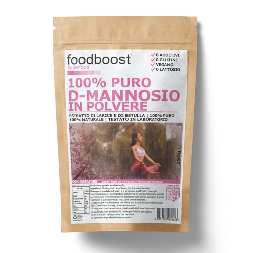 foodboost D-Mannosio 250g Polvere Naturale