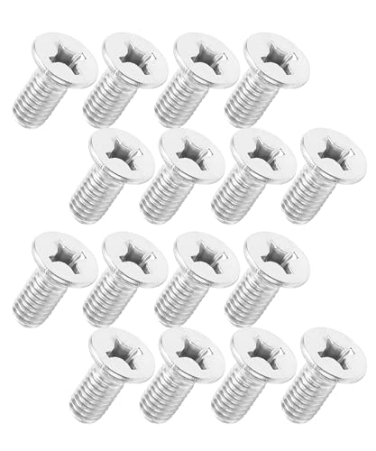 SCUARI 8PCS Automobile Brake Disc Screws,Rotor Screws,Car Accessories,Front Disc Brake Caliper Bolt,Stainless Steel Retaining Bolt for Front and Rear,Replaces Part Number 93600-06014-0H(16PCS)
