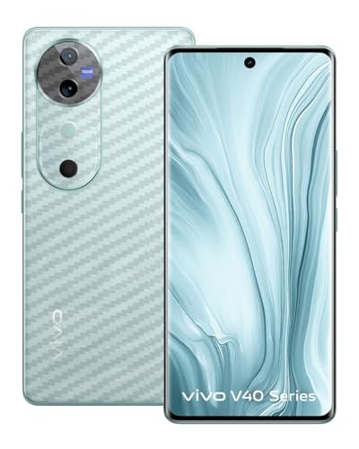 Image of Compatible with Vivo V40 5G Back Skin Sticker /Vinyl wrap /Protective Film Mobile Skin Carbon Fiber Transparent (only Back)