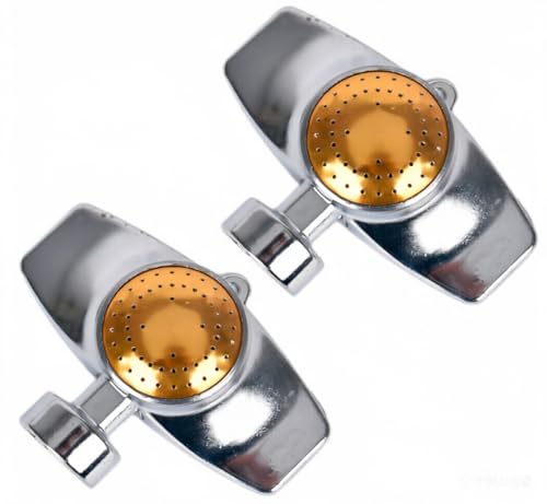 CHEERWATER 2-Pack 360 Metal Spot Sprinkler Gentle Circle Pattern Sprinkler for Small Yard Lawn & Garden Watering Coverage up to 30ft
