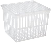 neoLab Polypropylen Korb ohne Deckel, Weiß, 1.3l Kapazität, 127mm x 102mm x 102mm