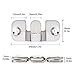 Colgadores para Cuadros, Tiberham Enclavamiento Muebles Conector Soporte, Heavy Duty Ganchos para...