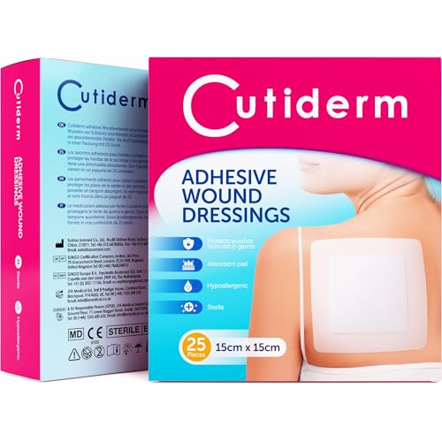 Cutiderm Adhesive Wound Dressing 15cm x 15cm - Pack of 25