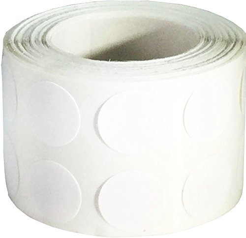 Étiquettes autocollantes repositionnables blanches lot de 1000 InStockLabels 1/2 pouce