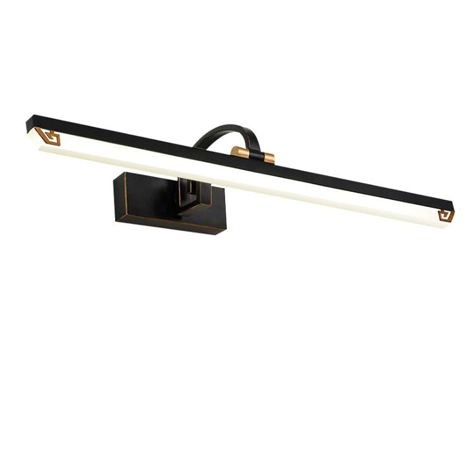 Lumière de maquillage LED étanche avec angle réglable pour salle de bain