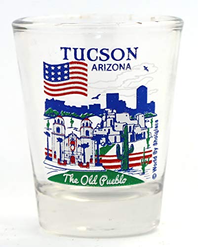 Tucson Arizona Great American Cities Collection Shot Glass