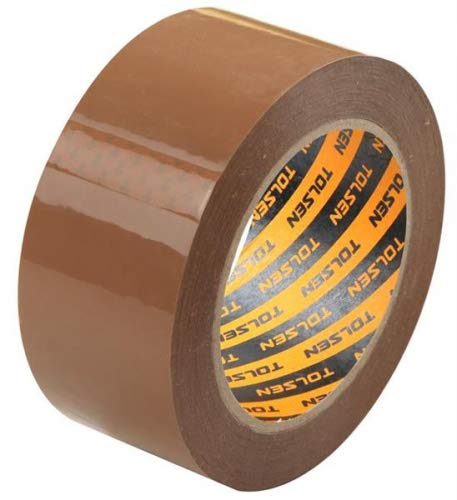 TolsenBOPP Packing Tape Brown,50216, 4.8cm*100m,5pc