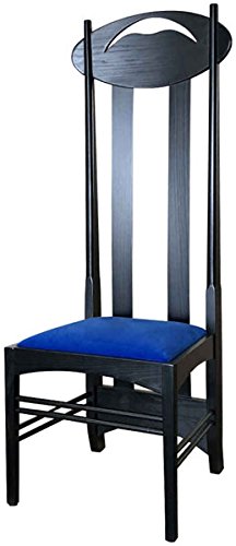 Amazon｜アーガイル ハイバックチェア ブルー｜ダイニングチェア