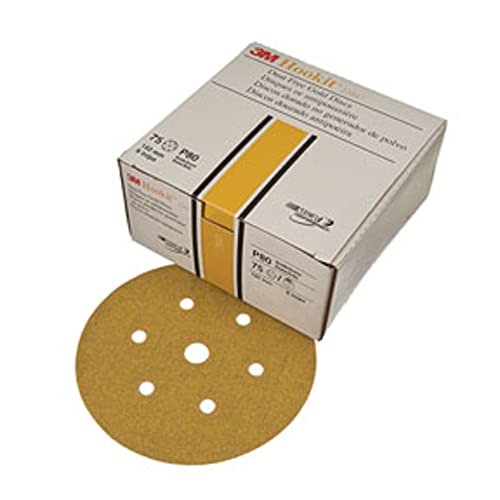 Disques 3M rouge 40D de 20,3 cm en boîte de 25 pour un ponçage de haute précision