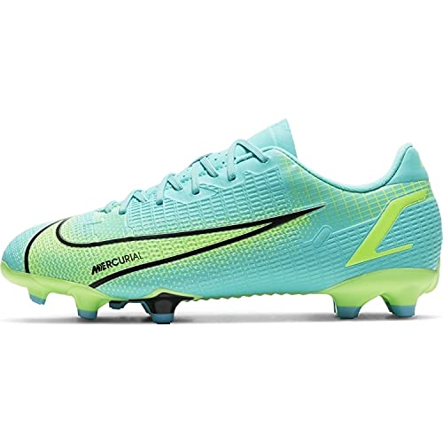 Nike JR Vapor Academy FG/MG CV0811-403 Boys Soccer Shoes (Dynamic Turq/Lime)