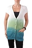 Merkmale: Modell: M-DAYA MAGLIA Farbe: Weiß / Grün (8DY) Material: 100 % Baumwolle Pflege: Maschinenwäsche Details: Wunderschöne und weiche Strickweste aus der Diesel Kollektion Knopfleiste mit logogeprägten Knöpfen Tiefer V-Ausschnitt Toller Farbverlauf von Weiß zu Petrolgrün Offene Seitentaschen Am Nacken das Metall-Logo von Diesel