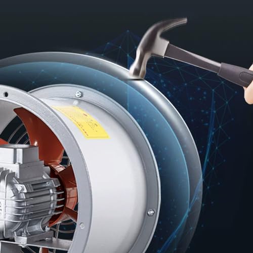 Ventilador axial industrial resistente a altas temperaturas KEG801302, extractor potente de 250W para cocina y baño, bajo ruido miniatura 3