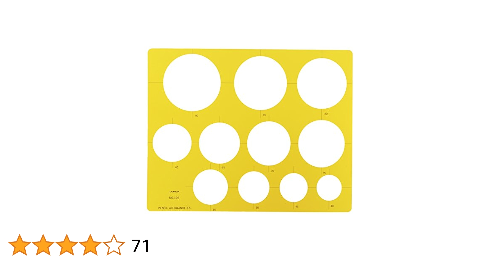 (未使用･未開封品)　ウチダ テンプレート No.106 円定規 1-843-0106 ar3p5n1 41q1h-Lk7JL.jpg_BO30,255,255,