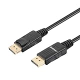 Anbear DisplayPort to Displayport Cable 10 Feet, Gold Plated Display Port to Display Port Cable 4K@60HZ Resolution(Male to Male) for DisplayPort Enabled Desktops and Laptops (10 FT)