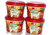 Chef Boyardee Variety Pack Microwavable Bowls 4 Pack (7.5 Oz. Each) - Beef Ravioli, Spaghetti & Meatballs, Beefaroni, Lasagna - Small Storage Space Friendly!