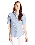 Dockers Women's Petite Short Sleeve Oxford Shirt