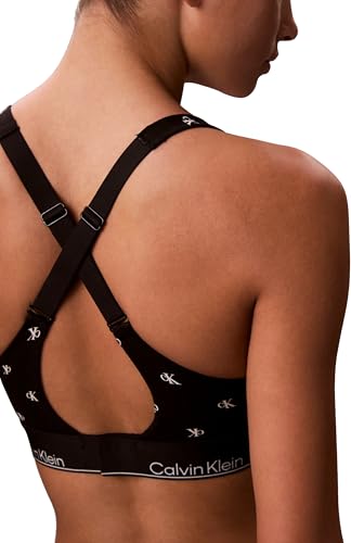 Calvin Klein Damen Lift Lv00qf8500 Bralette, Black (Diamond Logo Black), XXS 2