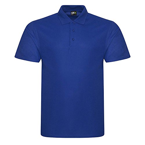 PRORTX Mens Pro Pique Polo Shirt (4XL) (Royal)