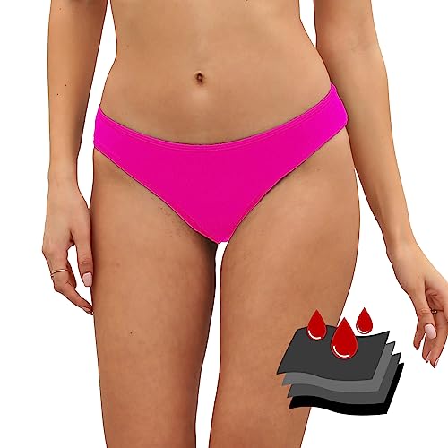 Image of Leoparts Period Swimwear Leakproof Bikini Bottoms Low Rise Swimuit Bottom Briefs for Teen Girls Women