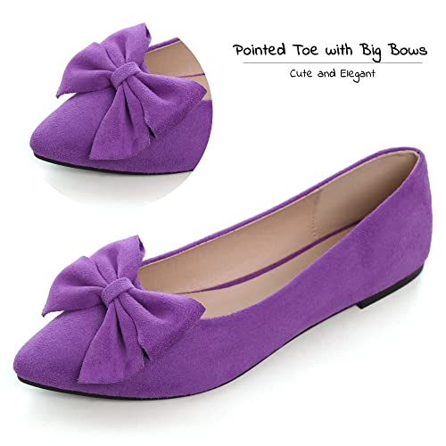 Image of Dear Time Women's Ballet Flats Dress Ballet Shoes Slip on for Office Work Comfortable Shoes