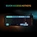 MSI Forge GK110 US - Mechanical Keyboard, RGB, Ergonomic, Anti-GHOSTING, Angle-Adjustable (Black)
