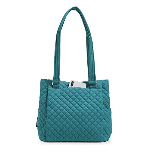 Image of Vera Bradley Women's Cotton Multi-Compartment Shoulder Satchel Purse