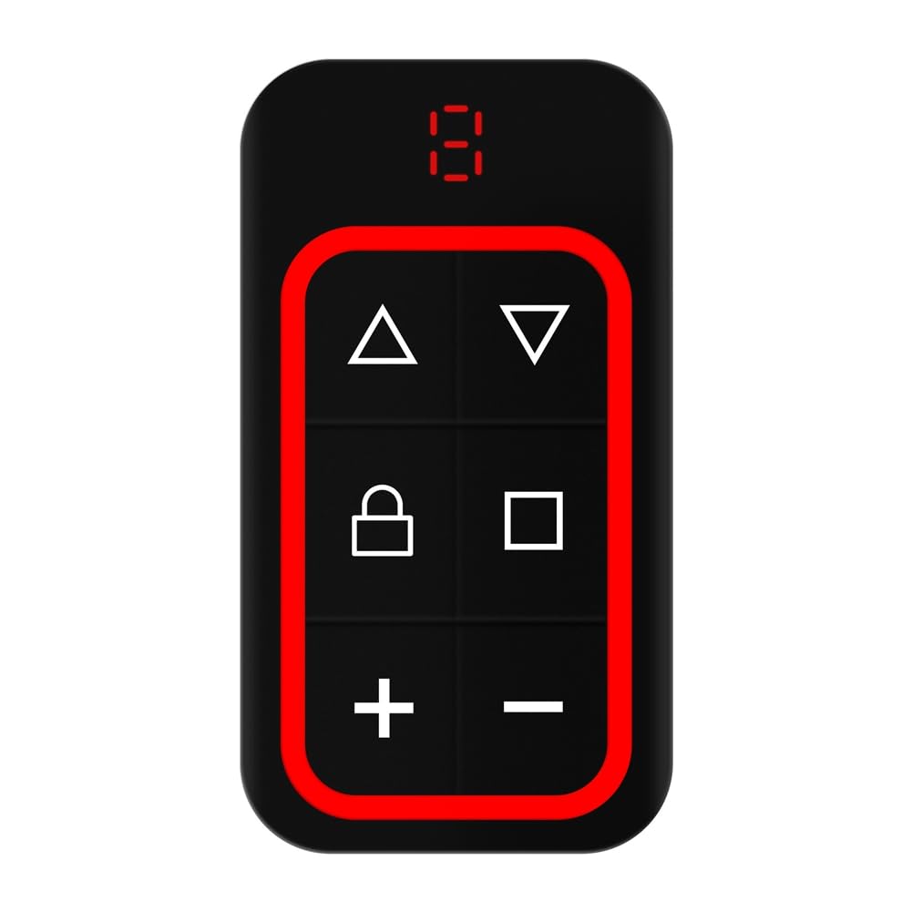 Multifrequenza 8CH 270-868MHz RF Porta da Garage Copia Identifica Automaticamente La Frequenza Rosso
