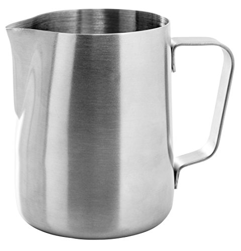 Ozeri Deluxe Milk Frother and 12 oz Frothing Pitcher in Stainless Steel, with Extra Whisk Attachment by Ozeri - Used condition - US$8.93