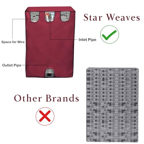 Image of Star Weaves Waterproof Top Load Washing Machine Cover Compatible For Haier HWM105-826S6 10.5 Kg - Polyester