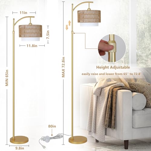 Eyassi 230305B1 Gold Floor Lamps For Living Room thumb #3