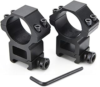 TANYIONE Medium Weaver Scope Rings, Profile Scope Mounts for Picatinny/Weaver Rail (1inch, 2Pcs)