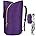 Purple laundry bag backpack
