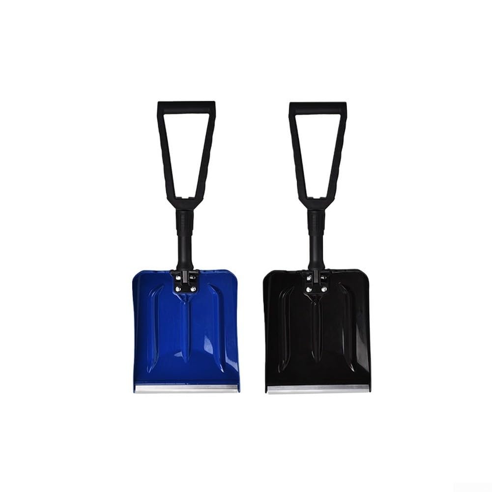 Pala Plegable Coche 28cm para rescate Nieve para urgente Pala(Black)