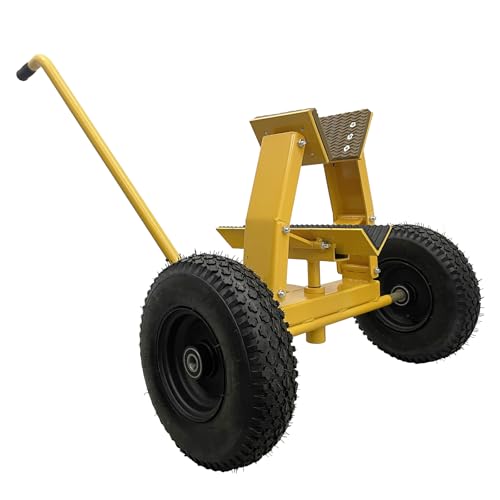 EQCOTWEA Marble Slab Handling Truck Stone Plate Handling Trolley Industrial Mobile Carrying Transportation Tool 880LB/400KG for Mmarble/Granite/Stone Yellow