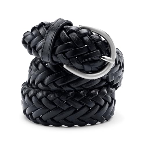 Lands' End Women's Leather Braided Belt