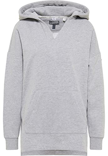 Sweat à capuche surdimensionné femme baradello pull long vêtement ample chaud