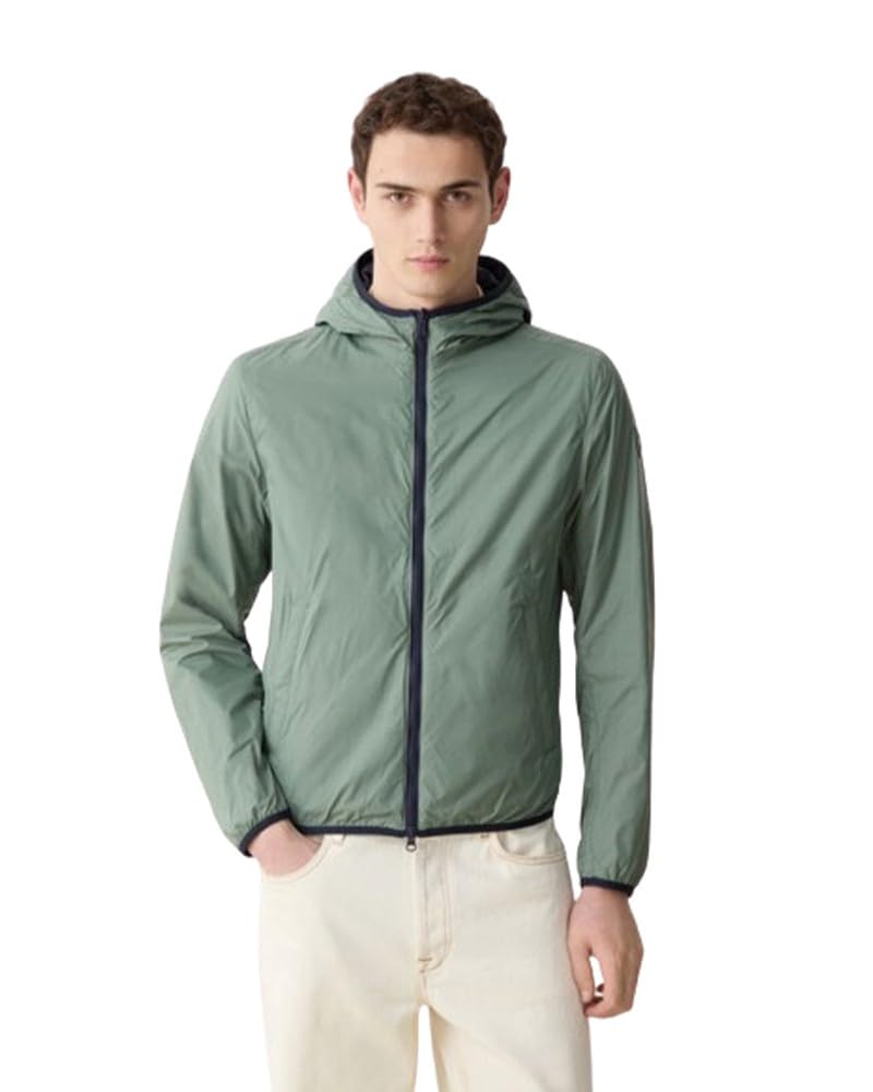 ColmarReversible Jacket in Opaque Fabric Blue - Green, blue / green, 38