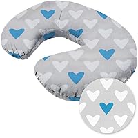 Coussin D'Allaitement Lune Sensillo - Ergonomique Housse Coton Velours Amovible