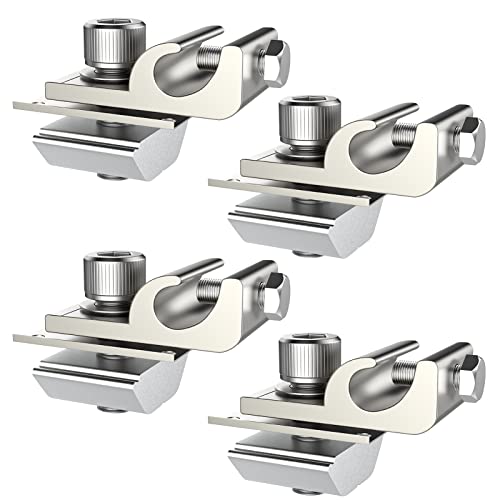 Erdungsklemme Boden Erdung Lug Standard Solarpanel Erdungsclip, Befestigung Solarmodul Montagehalterung Kit für Solar Montage System,Erdungsösen, Befestigungen, Photovoltaik-Unterstützung (4 Stück) Cover