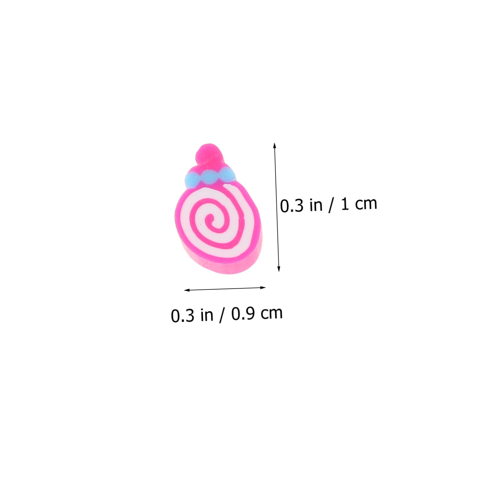 Lurrose 6juegos Abalorios De Polimérica Para De Material Para Manualidades Coloridos Para Pulseras y