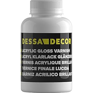 Dessa Decor Acryl Glans Vernis | Op waterbasis | Transparant 250 ml