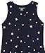 Amazon Essentials Girls' Fit and Flare Knit Sleeveless Tank Dress, Pack of 2, Aqua Blue/Navy Stars, Medium